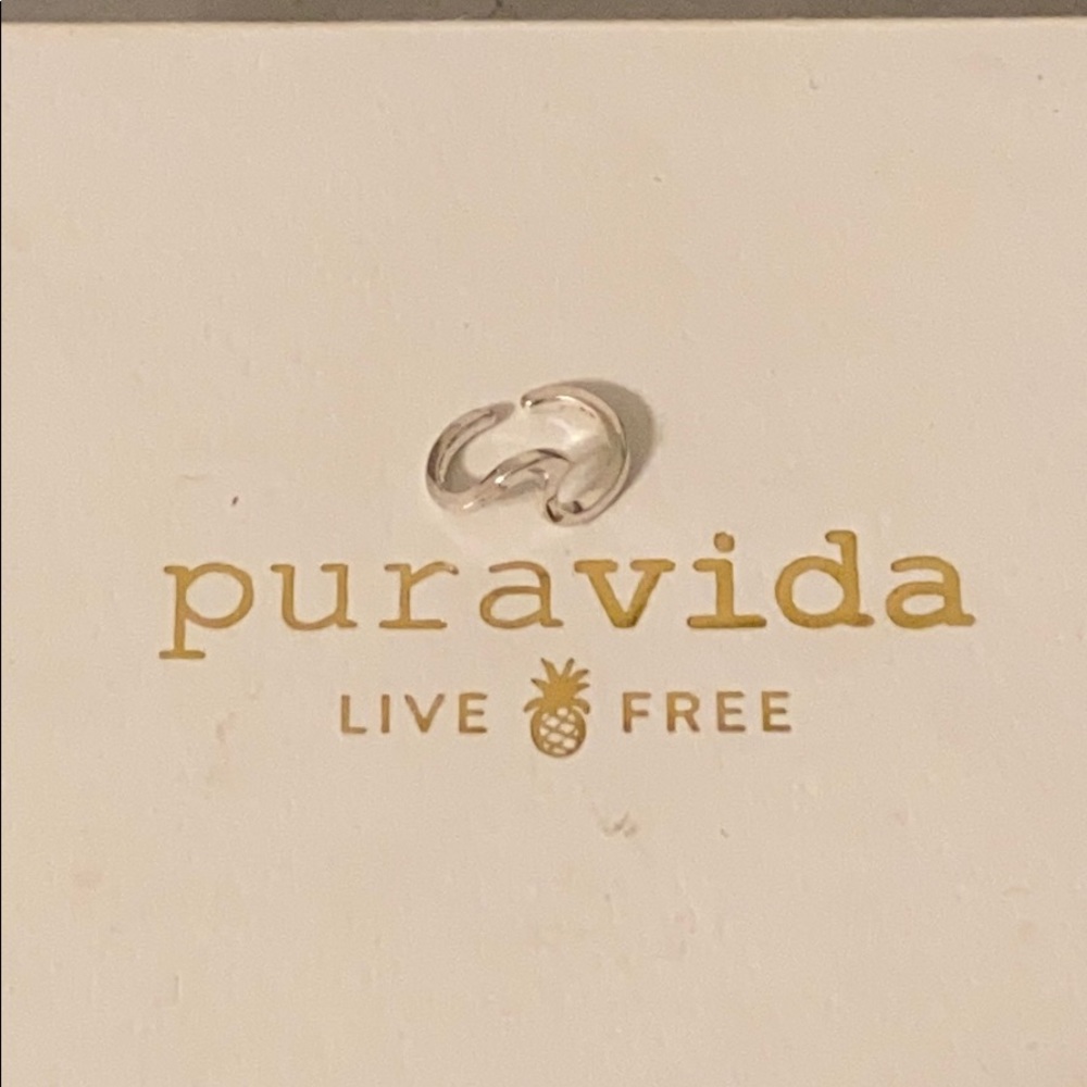 Pura Vida Wave Ear Cuff